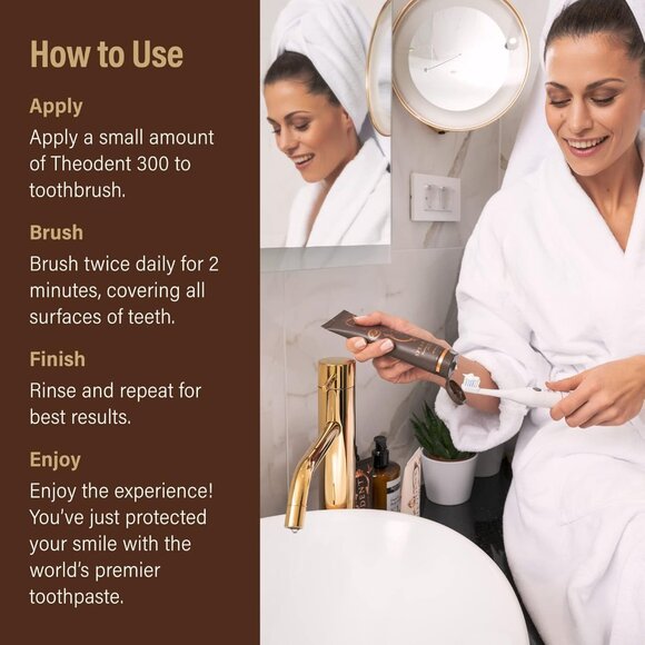 2 for 1 - Theodent, LUXURY Brand Toothpaste - Works better than fluoride!!! - Picture 3 of 6